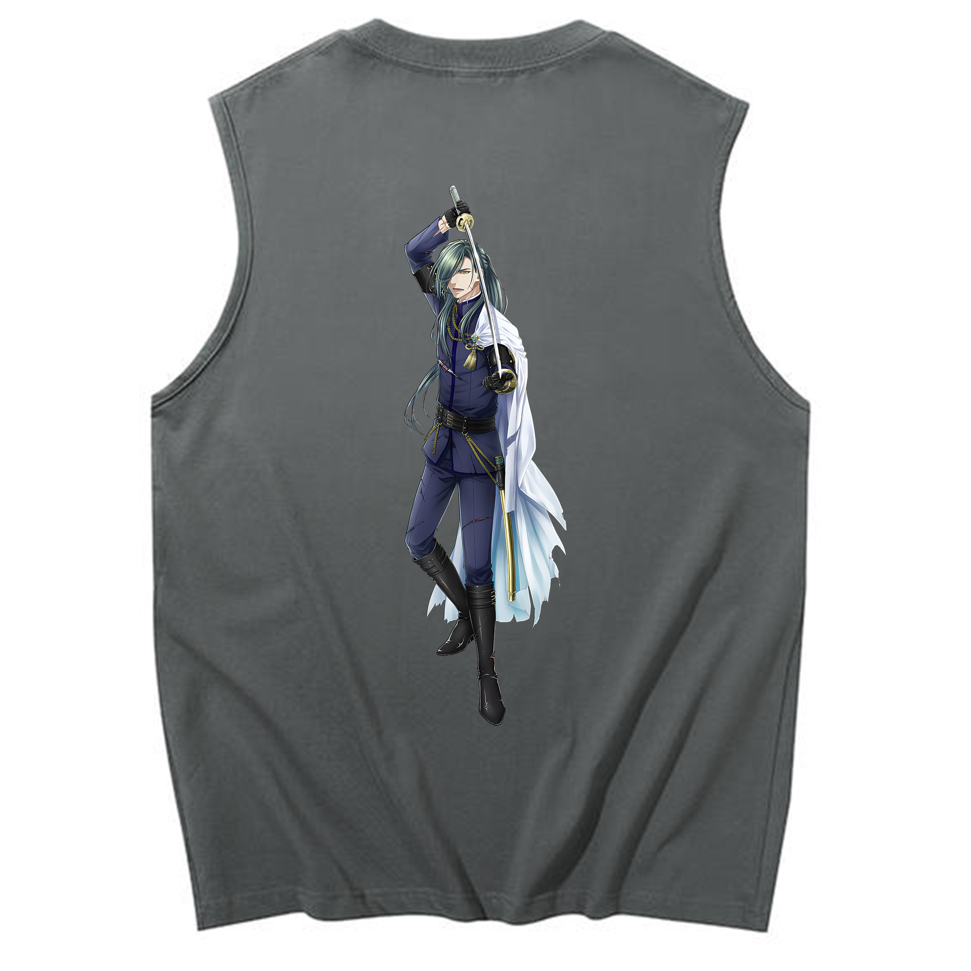 （画像用） 刀剣乱舞 Touken Ranbu コットン100％タンクトップ（背面プリント）